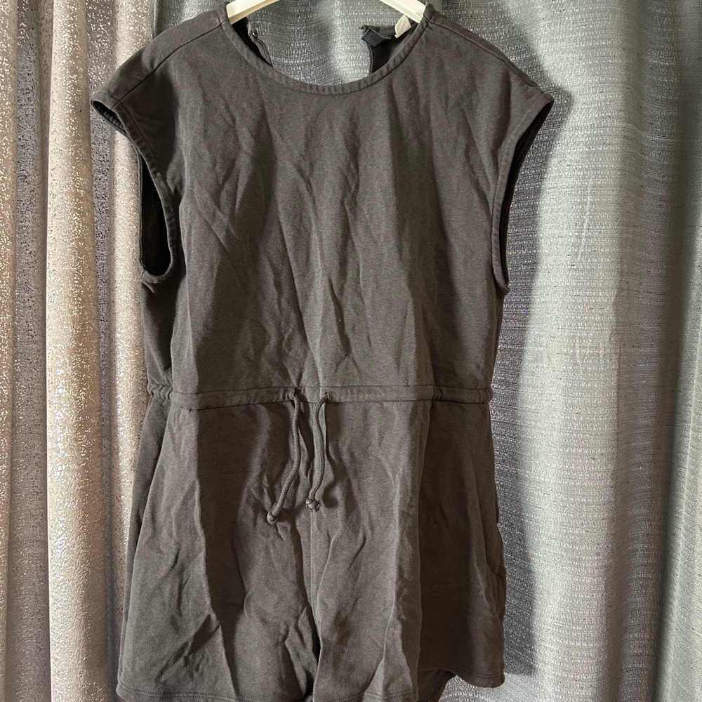 H&M Dark Brown Sleeveless Romper